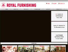 Tablet Screenshot of kingfurnishing.com